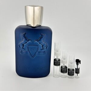 One (1) - 3 mL Sample of PARFUMS DE MARLY Layton Eau de Parfum in Glass Atomizer